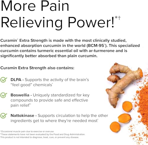 Curamin Extra Strength Relief Supplement - 240 Tablets