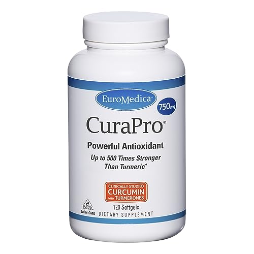 CuraPro Turmeric Curcumin 750 mg - 120 Softgels