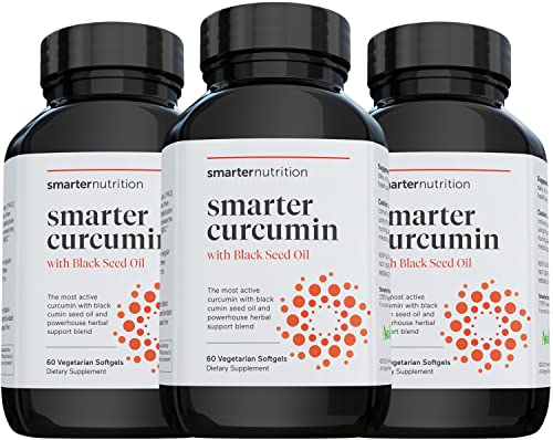 Potent Curcumin Softgels with Ginger and Black Cumin