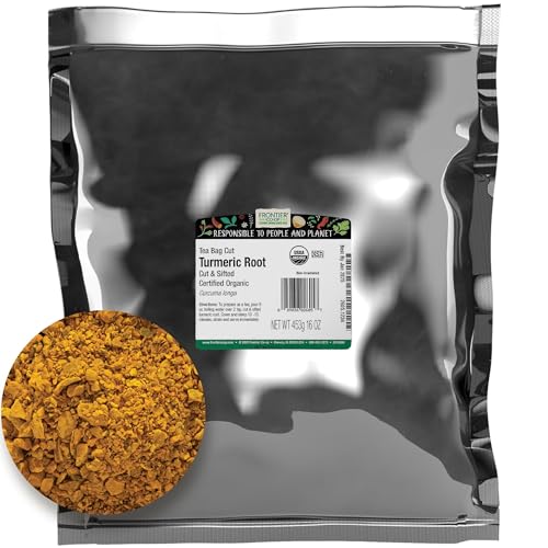 Organic Turmeric Root Tea Bags - 1 Pound