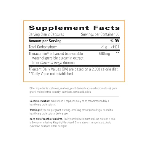 High Absorption Turmeric Curcumin Supplement - 120 Capsules