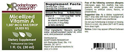 Micellized Vitamin A Drops - 5,025 IU