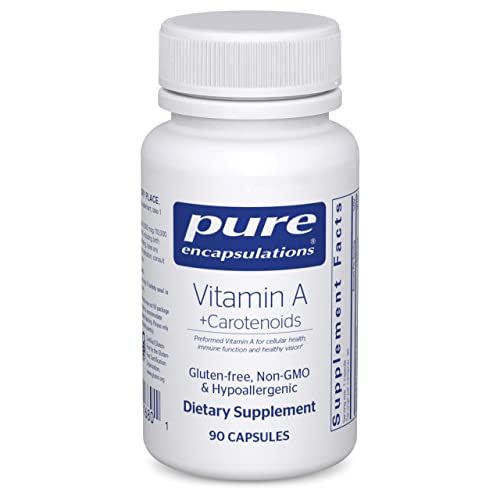 Pure Encapsulations Vitamin A with Carotenoids, 90 Capsules