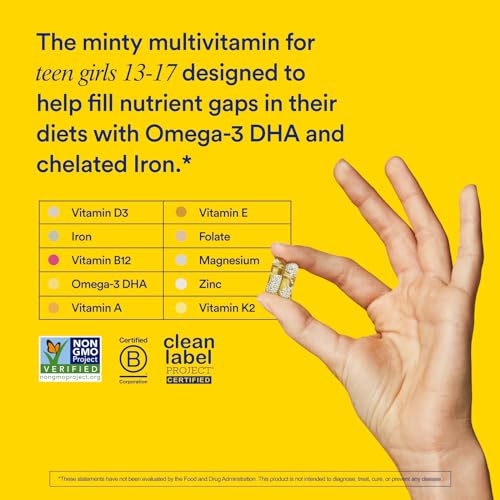 Ritual Teen Vitamins for Girls - Immune & Brain Support