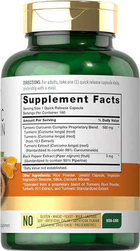 Carlyle Turmeric Curcumin with Bioperine 500 mg
