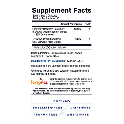 CurcuminMD Plus: Advanced Turmeric & Boswellia Formula