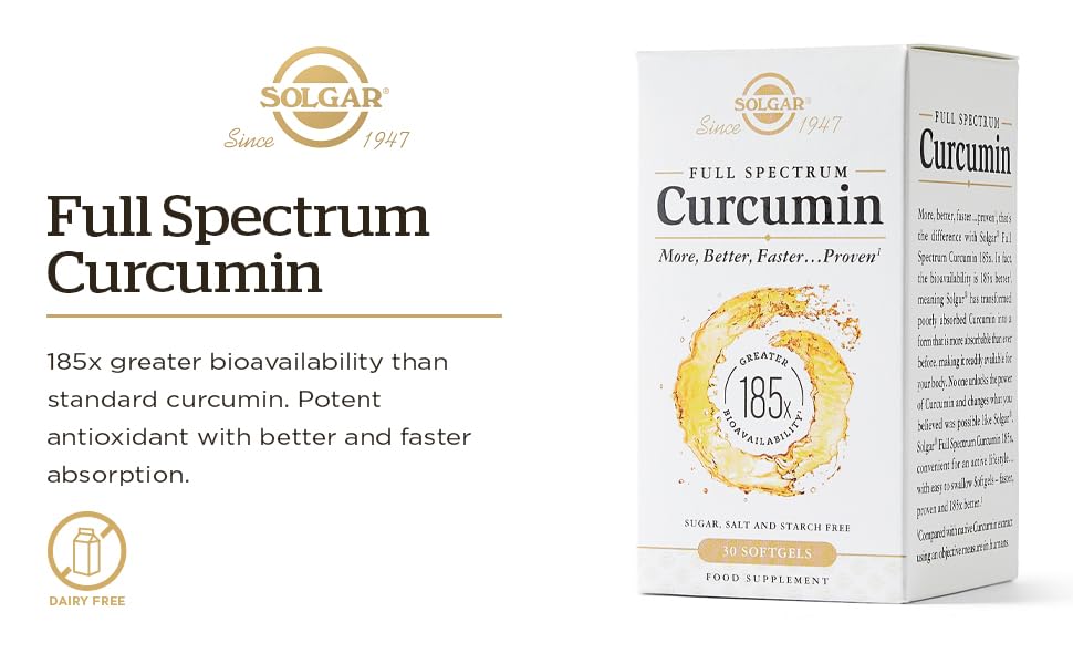 Solgar Full Spectrum Curcumin for Brain & Joint Health