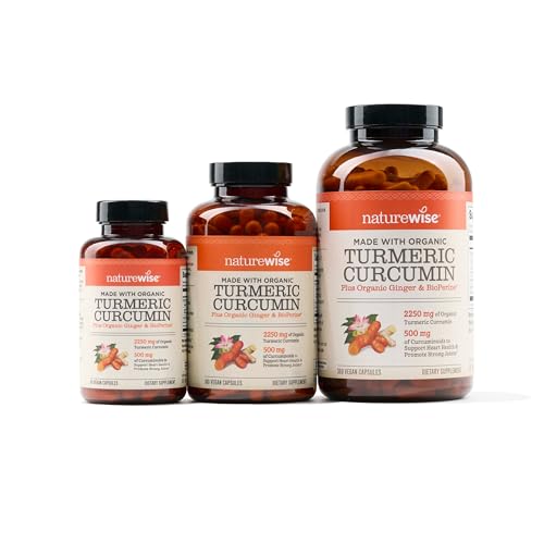 NatureWise Curcumin Turmeric for Joint Support 90 Caps