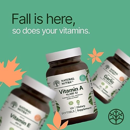 Natural Nutra Vitamin A 10,000 IU Softgels