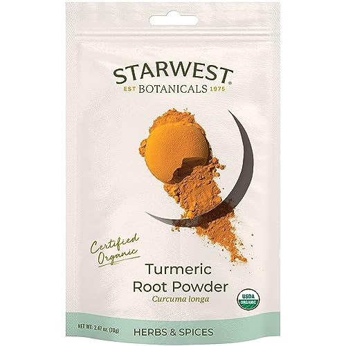 Organic Turmeric Root Powder by Starwest Botanicals