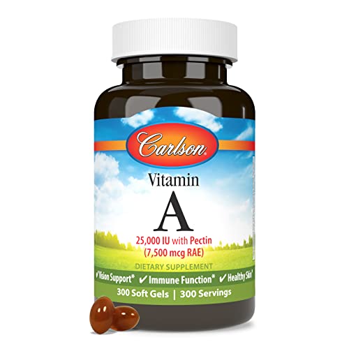 Carlson Vitamin A 25000 IU for Vision Health