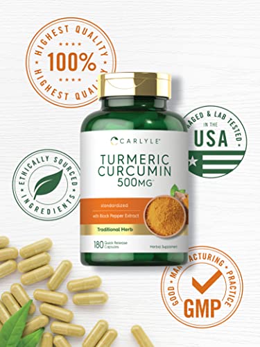 Carlyle Turmeric Curcumin with Bioperine 500 mg