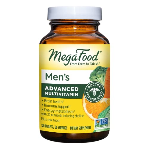 MegaFood Men's Advanced Multivitamin for Brain & Immunity