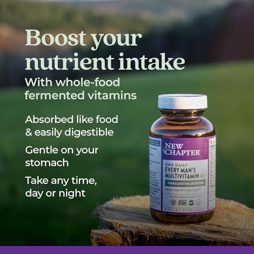 New Chapter Men's Multivitamin 40+ for Vitality