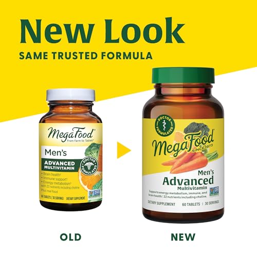 MegaFood Men's Advanced Multivitamin for Brain & Immunity