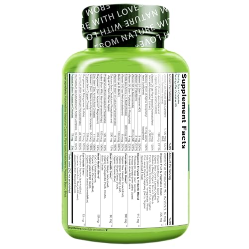 NATURELO Whole Food Multivitamin for Men 50+