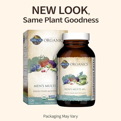 Garden of Life Organic Multivitamin for Men 40+