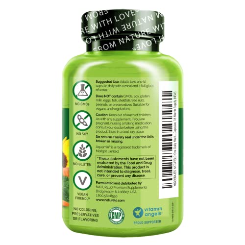 NATURELO Men's Daily Multivitamin - 240 Vegetarian Capsules