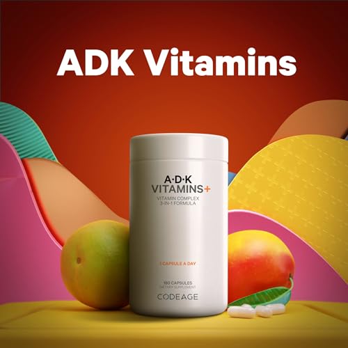 Codeage Vitamin ADK Supplement for Immune and Bone Health