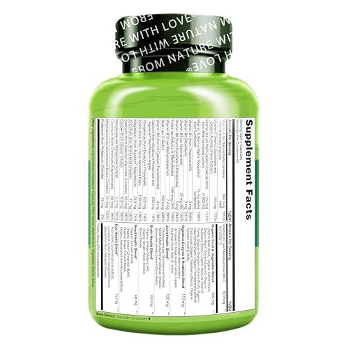 NATURELO Multivitamin for Women 50+ - Iron Free