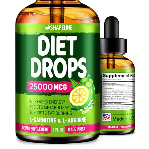 SHAPELINE Diet Drops - Natural Appetite Suppressant 1 Fl Oz