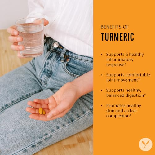 Organic Turmeric Tablets for Health Support – 90 Count