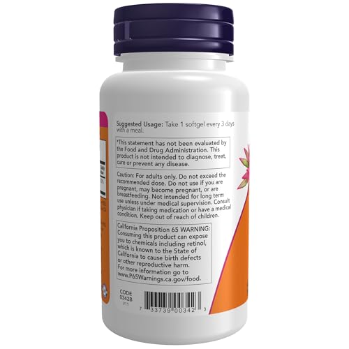 NOW Vitamin A 25,000 IU - 250 Softgels