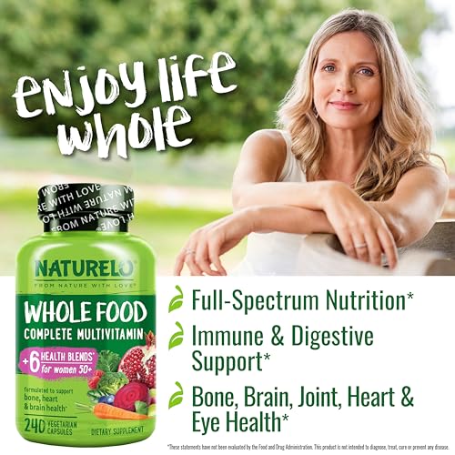 NATURELO Multivitamin for Women 50+ - Iron Free