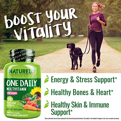NATURELO Women's One Daily Multivitamin - Energy Boost