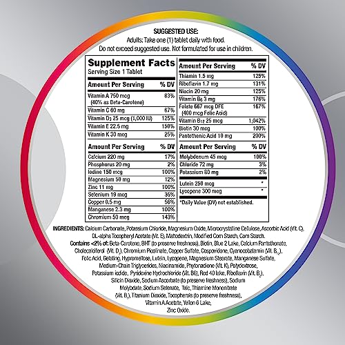 Centrum Silver Multivitamin 50+, Gluten Free, Non-GMO
