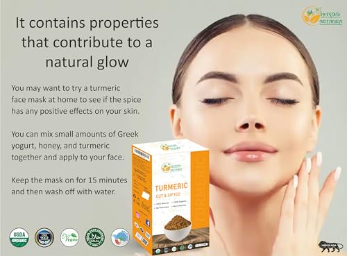 Organic Fresh Cut Turmeric Root for Herbal Tea