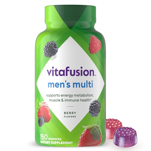 Vitafusion Men's Berry Gummy Multivitamins, 150 Count