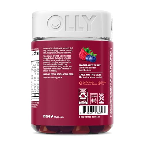 OLLY Women's Berry Multivitamin Gummy - 130 Count