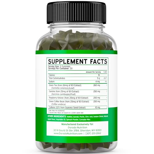 Green Tea Fat Burner Gummies for Weight Loss