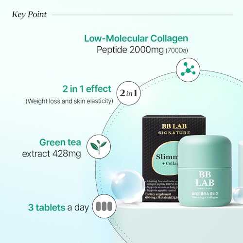 BB LAB Slimming Plus Korean Collagen Tablets 84Ct