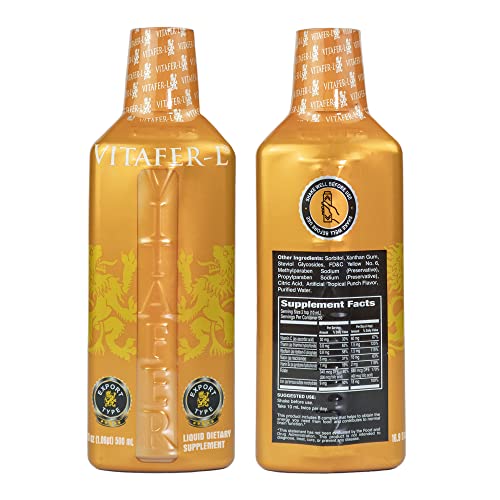 Vitafer-L Gold Liquid Energy Supplements - 2 Bottles