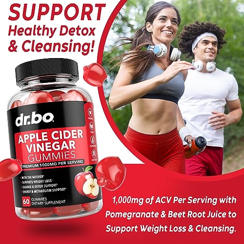 Apple Cider Vinegar Gummies for Weight Loss & Detox