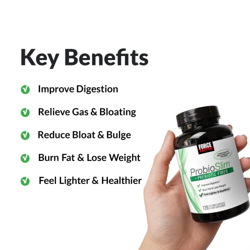 ProbioSlim Probiotic Fiber Weight Loss Supplement Capsules