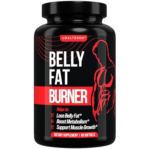 UNALTERED Belly Fat Burner for Men - 90 Capsules