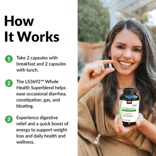ProbioSlim Probiotic Fiber Weight Loss Supplement Capsules