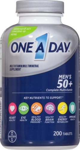 One A Day Men's 50+ Multivitamin, 200 Tablets