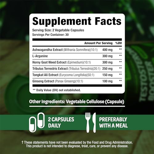 Testosterone Booster for Men - Muscle & Energy Aid