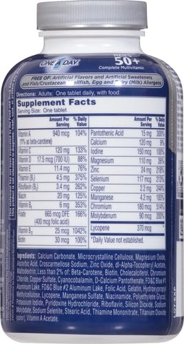 One A Day Men's 50+ Multivitamin, 200 Tablets