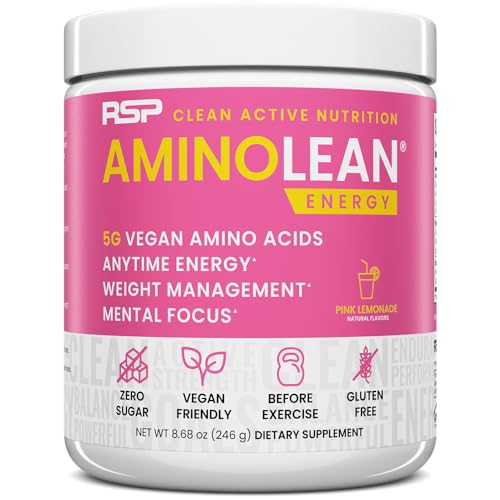 RSP Nutrition AminoLean Pre Workout Powder 30 Serv