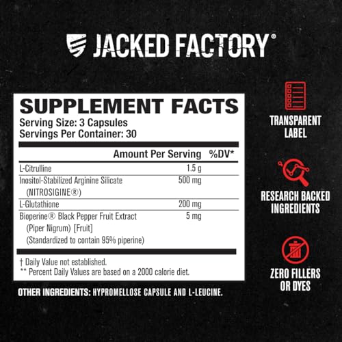 Jacked Factory N.O. XT Nitric Oxide Supplement