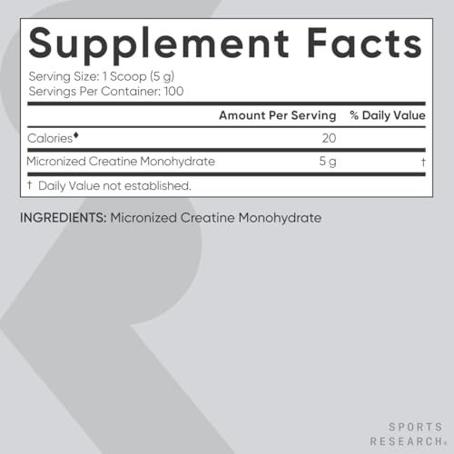 Micronized Creatine Monohydrate for Performance & Recovery