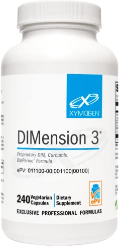 DIMension 3 Supplement Curcumin BioPerine - Hormonal Balance Women/Men