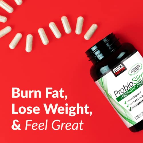 ProbioSlim Probiotic Fiber Weight Loss Supplement Capsules