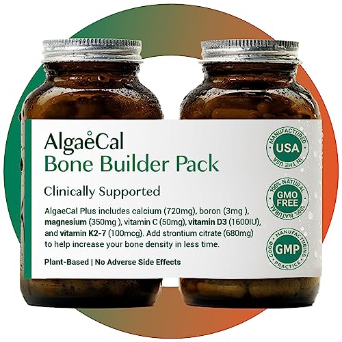 AlgaeCal Bone Builder Pack - Increase Bone Density, Clinically Supported