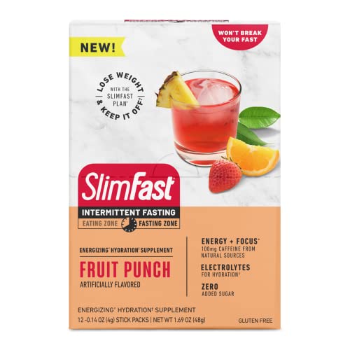 SlimFast Electrolytes Energy Drink Mix - Fruit Punch